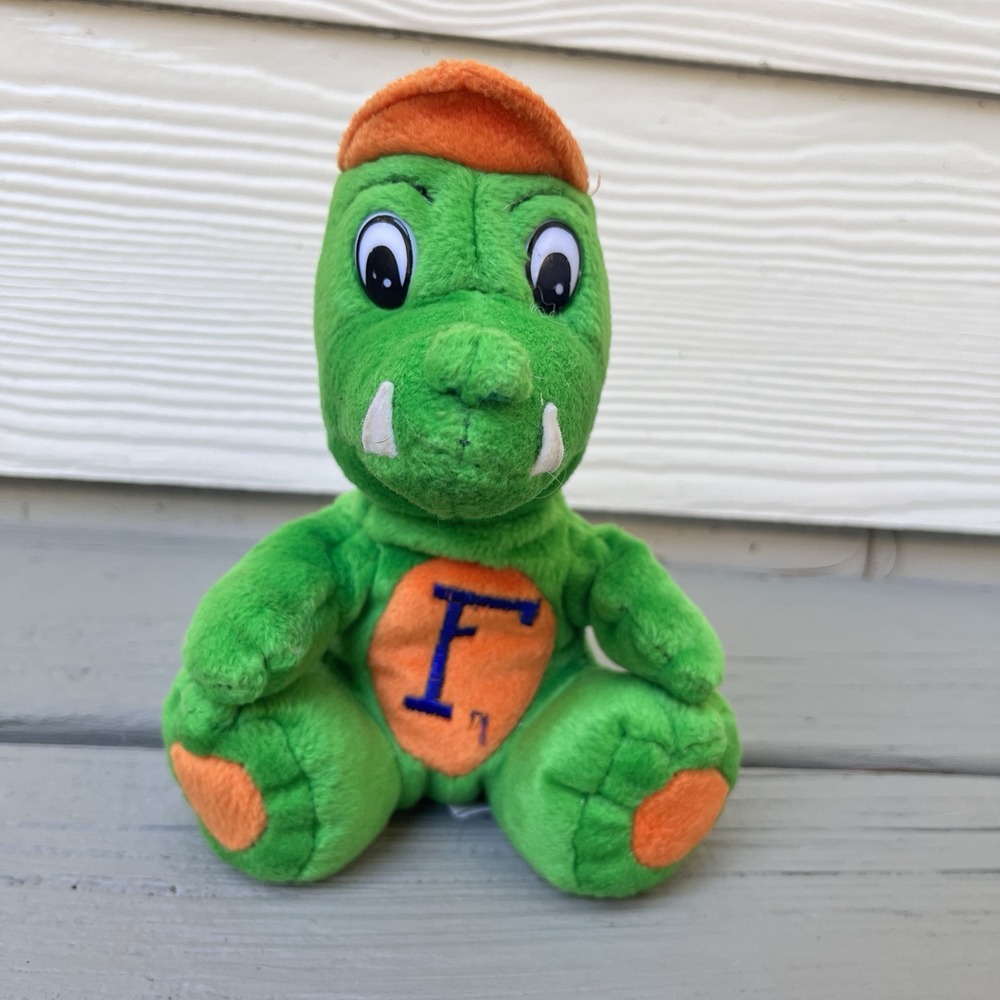 Florida Gators 8" Plush Bean Bag Gator Shoney's Limited Edition 1997 Vintage